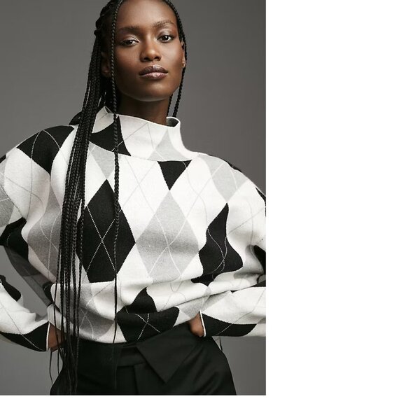 Anthropologie The Carys Mock-Neck Sweater by Maeve size XS new - Picture 4 of 10